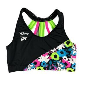 GK Elite Adult Large Disney Alice in Wonderland Dance Gymnastics Wear Top